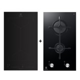 (Bundle) Electrolux EGC3320NOK (LPG) 30cm UltimateTaste 300 Gas Hob + EHI3251BE 30cm UltimateTaste 500 Induction Hob